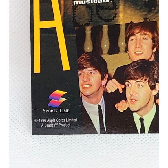 3 Vintage 1996 Apple Corps Limited Beatles Collectible Trading Card Bundle - Picture 9 of 16